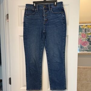 J Crew Factory High-Rise Straight Leg Jean